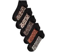 Next Chaussettes beige / marron / cognac / noir, Taille 36-41