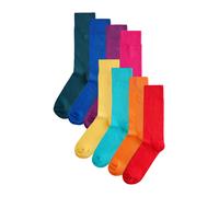 Next Chaussettes bleu / aqua / jaune / sapin / violet / orange / rose / rouge, Taille 43-45