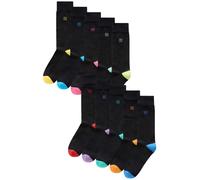 Next Chaussettes bleu / azur / bleu ciel / bleu clair / jaune / vert clair / violet / orange / rose clair / rouge / noir, Taille 46-49