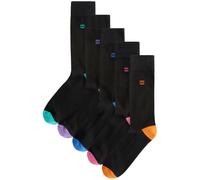Next Chaussettes bleu / azur / violet clair / orange / rose / noir, Taille 43-45