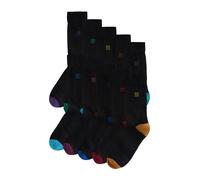 Next Chaussettes bleu / bleu ciel / violet / noir, Taille 43-45