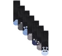 Next Chaussettes bleu clair / gris / noir, Taille 26,5-30,5
