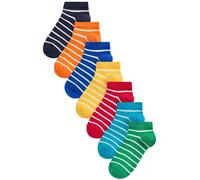 Next Chaussettes bleu foncé / jaune / vert / orange / rouge / noir, Taille 16-18,5
