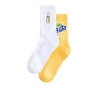 Next Chaussettes bleu marine / citron vert / vert / blanc, Taille 36-41