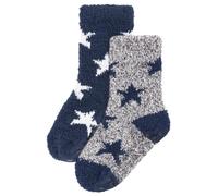 Next Chaussettes bleu marine / gris chiné, Taille 26,5-30,5