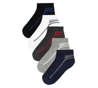 Next Chaussettes bleu marine / gris / gris foncé / noir / blanc, Taille 37-40