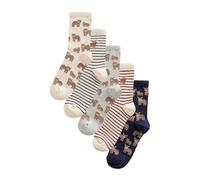 Next Chaussettes bleu marine / marron / noir / blanc, Taille 36-41