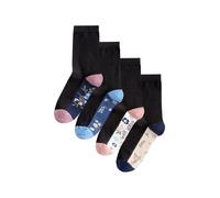 Next Chaussettes bleu / rose / noir / blanc, Taille 36-41