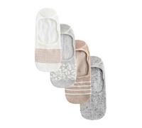 Next Chaussettes camel / gris / gris clair / blanc, Taille 38-43