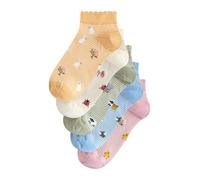 Next Chaussettes crème / bleu clair / miel / olive / éosine, Taille 36-41