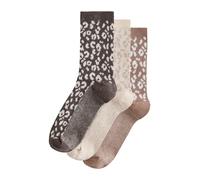 Next Chaussettes crème / camel / chocolat / blanc, Taille 36-41