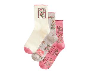 Next Chaussettes crème / mastic / pitaya, Taille 36-41