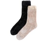 Next Chaussettes crème / noir, Taille 36-41