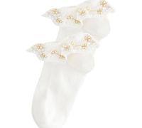 Next Chaussettes crème / or, Taille 19-22