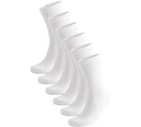 NEXT Homme Lot de 6 paires de chaussettes de sport essentielles Blanc 46