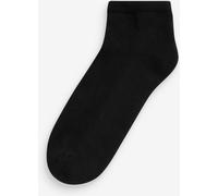 NEXT Femme Chaussettes de sport à semelle rembourrée, 4 paires Noir one size