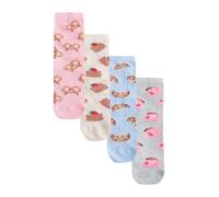 Next Chaussettes écru / bleu clair / gris clair / rose clair, Taille 36-41