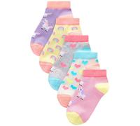 Next Chaussettes 'Einhorn' jaune / gris chiné / lavande / rose clair / coquille d'oeuf, Taille 19-22