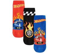 NEXT Chaussettes en coton majoritaire sous licence, 3 paires Red/Black/Blue Hot Wheels 31