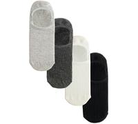 Next Chaussettes gris foncé / gris chiné / noir / blanc, Taille 36-38,5