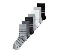 Next Chaussettes gris / gris clair / gris foncé / noir / blanc, Taille 37-40