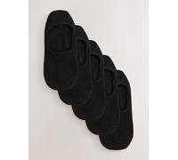 Next Chaussettes invisibles basses 5 Pack Noir S-M (FR 38-44)