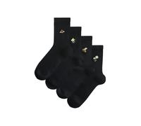 Next Chaussettes jaune / vert clair / noir / blanc, Taille 36-41