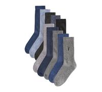 Next Chaussettes marine / bleu chiné / gris chiné / noir, Taille 43-45