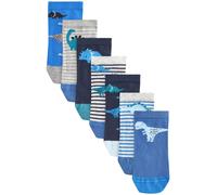 Next Chaussettes marine / gentiane / bleu cyan / gris chiné, Taille 19-22