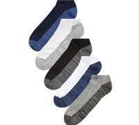 Next Chaussettes marine / gris foncé / gris chiné / noir / blanc, Taille 39-42,5