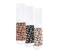 Next Chaussettes marron / cappuccino / noir / blanc, Taille 36-41