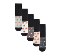 Next Chaussettes mélange de couleurs / noir, Taille 36-41
