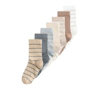 Next Chaussettes noisette / gris / mélange de couleurs / blanc, Taille 37-40