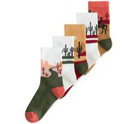 Next Chaussettes pueblo / jade / noir / blanc, Taille 26,5-30,5