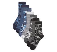Next Chaussettes saphir / gris / noir / blanc, Taille 31-36