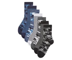 Next Chaussettes saphir / gris / noir / blanc, Taille 31-36