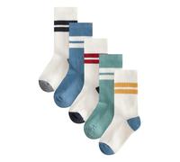 Next Chaussettes turquoise / bleu denim / noir / blanc, Taille 31-36