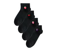 Next Chaussettes vert clair / rose / rouge / noir, Taille 36-41