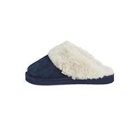 NEXT Chaussons mules en daim doublés de fausse fourrure Bleu marine 41-42