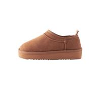 NEXT Chaussons plateforme avec doublure polaire Marron fauve 26.5