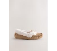 Next Chaussons style mocassins en daim