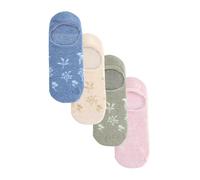 Next Pastel Floral Invisible Socks 4 Pack