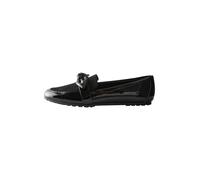 Next Black Forever Comfort Bow Round Toe Loafers Black EU 37 W (UK 4)