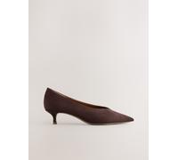 Next Chaussures à bout pointu et talons chaton bas Brun EU 42 (UK 8)