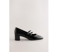 Next Chaussures à talons carrés Forever Comfort Mary Jane Crinkle noir EU 40 (UK 6.5)