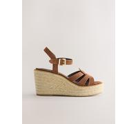 next Chaussures compensées Forever Comfort en cuir Brun EU 37 (UK 4)