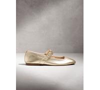 next Chaussures Mary Jane en cuir de qualité supérieure N. doré EU 41 (UK 7)