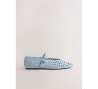 Next Chaussures Mary Janes brodées Forever Comfort bleu EU 39 XW (UK 6)
