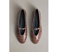 next Chaussures N. premium Mary Jane en cuir Brun EU 43 (UK 9)