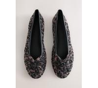 Next Chaussures plates Forever Comfort en maille avec naud Imprimé animal EU 36 (UK 3.5)